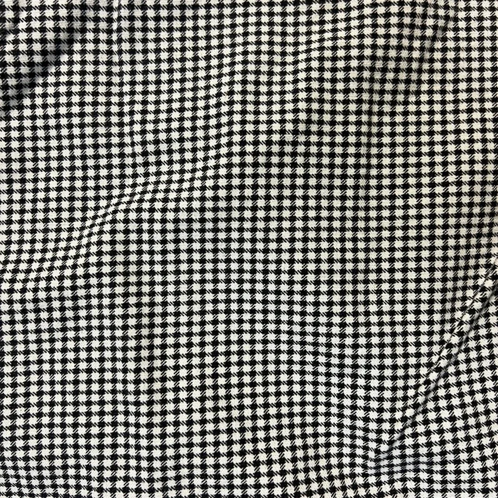 VTG Toile de Jouy Reversible Duvet Cover Black White Houndstooth French Country
